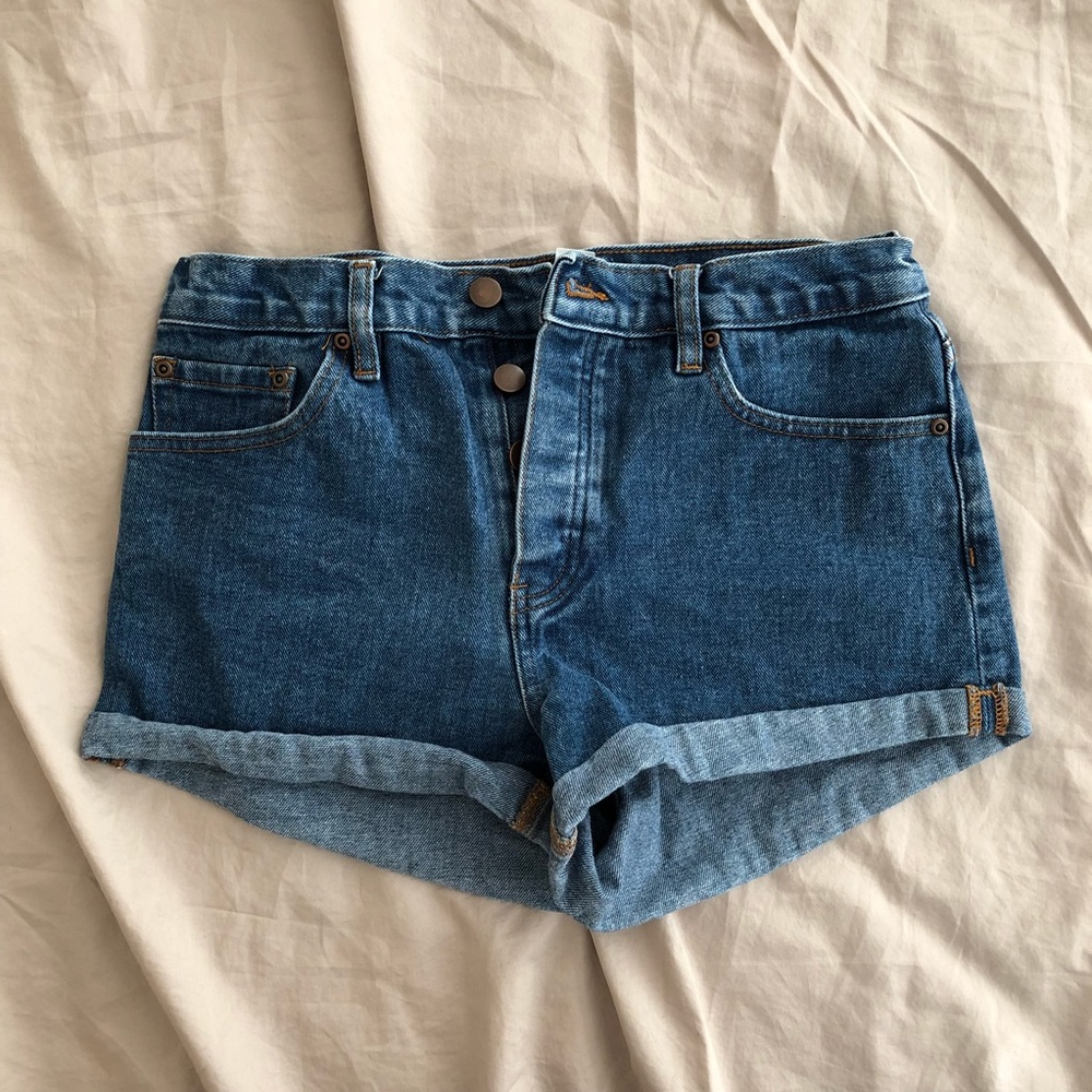 Denim shorts